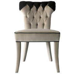 Catalina Chair in Fabric and Wood Structure