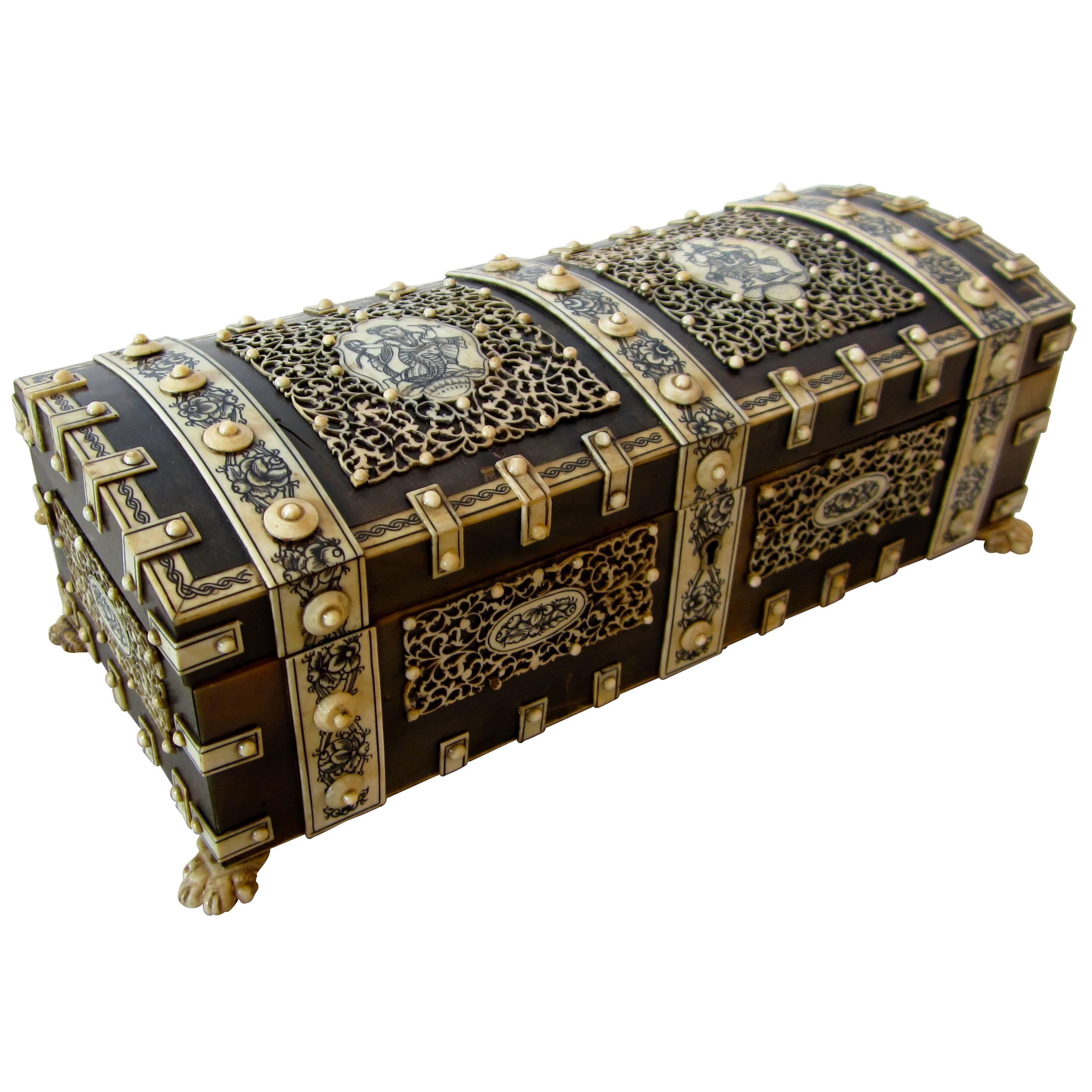 Anglo-Indian Vizagapatam Box For Sale
