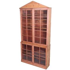 Antique Georgian Pine Bookcase, circa 1790-1800