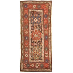 Small Antique Caucasian Kazak Rug