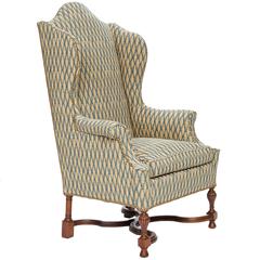 Antique Wingback Armchair