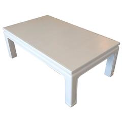 White Karl Springer Style Coffee Table 3