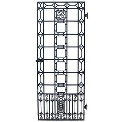 Early 20th Century Wrought Iron Side / Pedestrian Gate