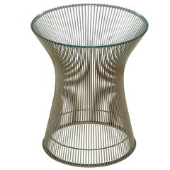 Early Warren Platner for Knoll International Side Table in Nickel