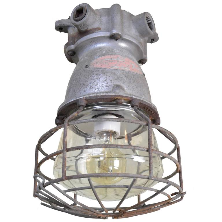 1920 Crouse Hinds Industrial Pendant Lights At 1stdibs Crouse Hinds Industrial Pendant