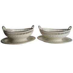 Two Wedgwood Openwork Baskets, 1850s 7
