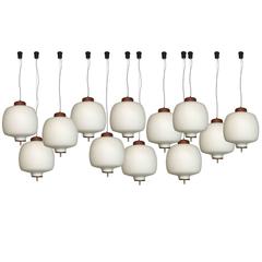 Extraordinary Chandelier, Design Stilnovo, 1958