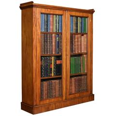 Victorian Mahogany Two-Door Bookcase
