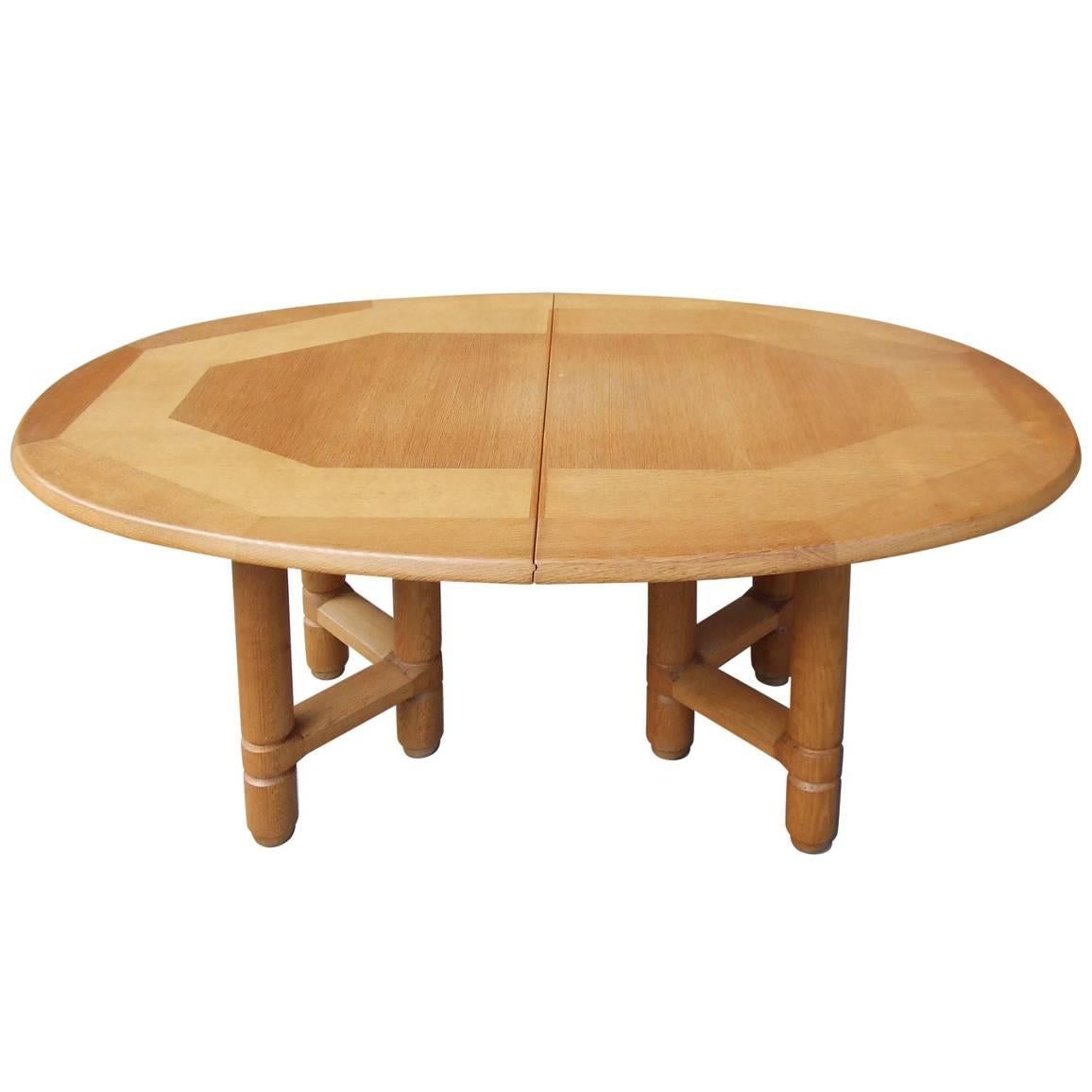 Guillerme & Chambron, Elmyre Dining Room Table in Oak, Edition Votre Maison