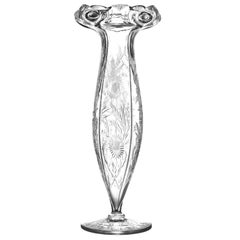 Gorgeous Stevens & Williams Rock Crystal Vase