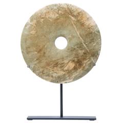 Mottled Jade Bi Disc