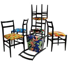 Set of 12 Chairs Leggera Designed by Gio Ponti 4