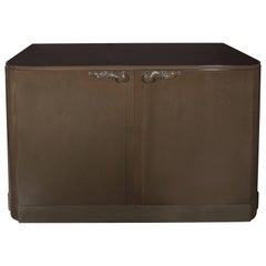 Vintage Grey Walnut Sideboard or Cabinet Designed by Lorin Jackson for Grosfeld House