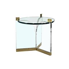 Charles Hollis Jones "Fleur-de-Lis" Side Table