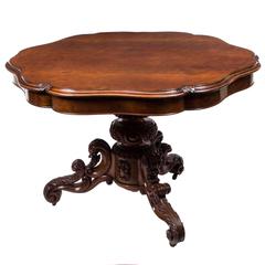 Antique French Gueridon Mahogany Centre Table, circa 1850