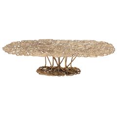 Fernando & Humberto Campana, "Ofidia Coffee Table," Cast Bronze, Gold, 2015 1
