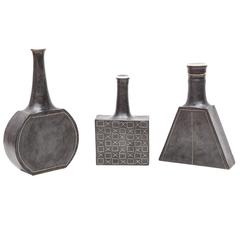 Set of Three Bruno Gambone Vases 5