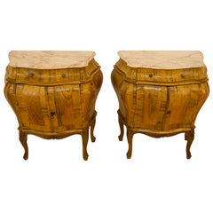 Pair of Baroque Revival Commodes