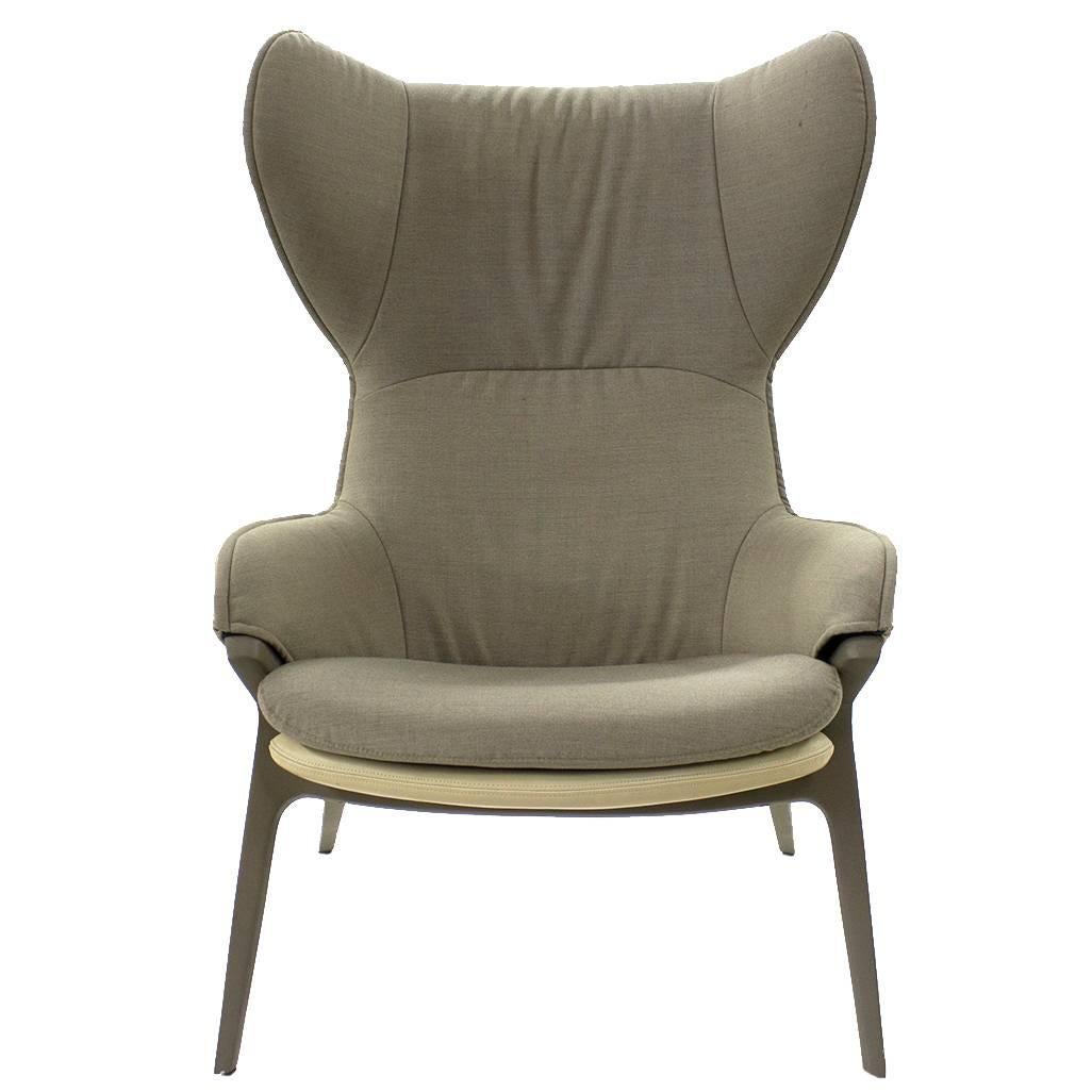 Cassina P22 Two-Toned Wingback Armchair by Patrick Norguet, Italy For Sale