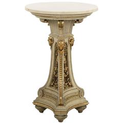 Finely Carved 19th Century French Neoclassical Antique Side Table