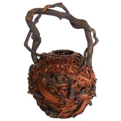 Take Kagu Ikebana Bamboo Basket 10