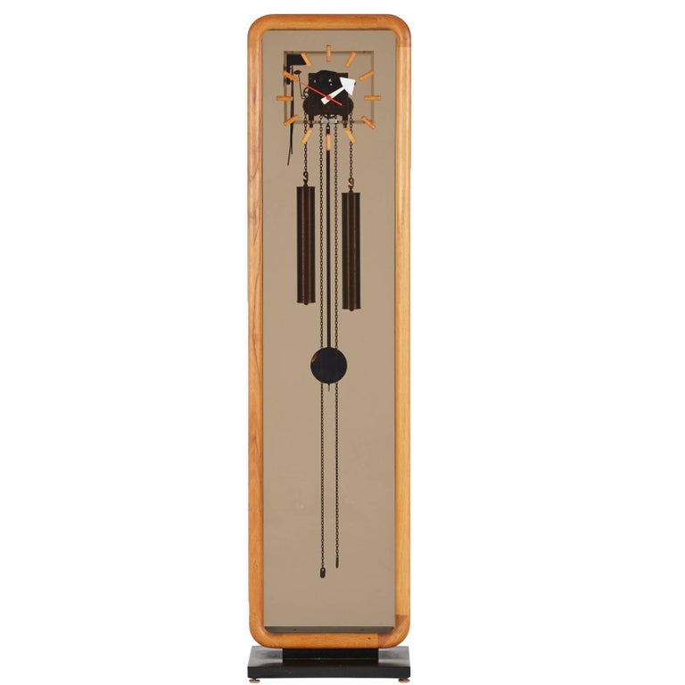 George Nelson For Howard Miller Grandfather Clock Circa 1950 For