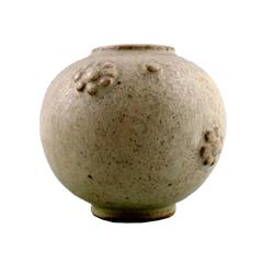 Arne Bang, Pottery Vase, Stamped AB 211