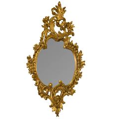 Gilded Rococo Style Wall Mirror