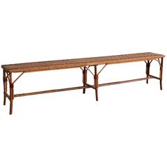 Retro Extra Large French Cafe Bench