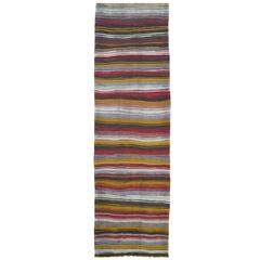 Banded Kilim, Wide Runner 1