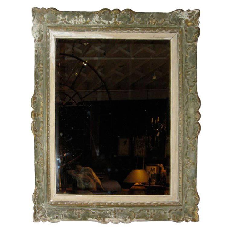 1950s French Design Large Free Form Black Outlined Mirror For Sale at ...