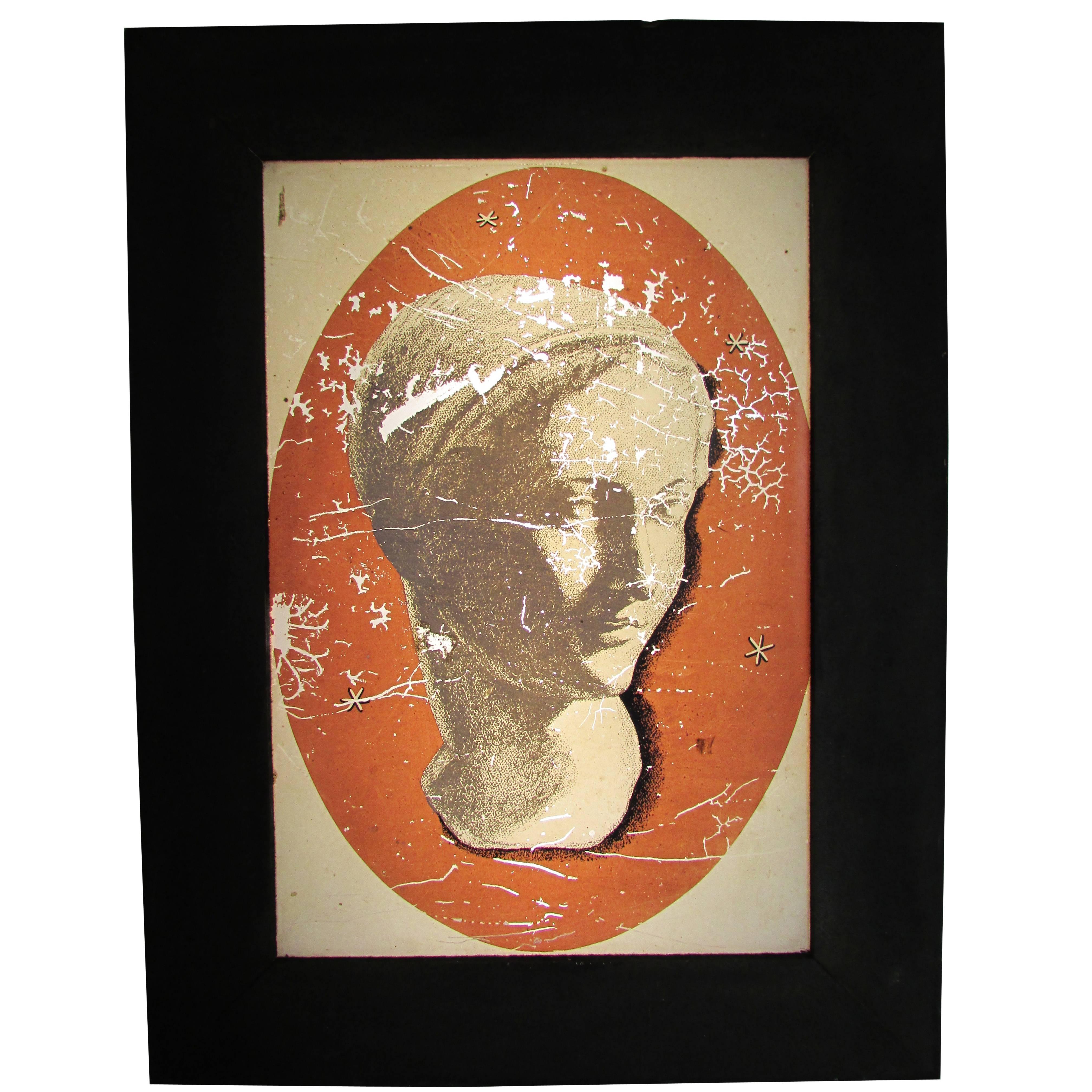 Light Box with Female Bust