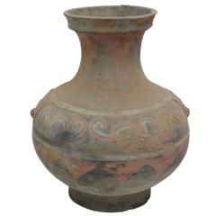 Large Decorative Painted Vase, China, Contemporary