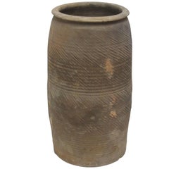 Textured Terra Cotta Vase, China, 1920s