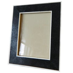 Shagreen Picture Frame with Bone Inlay