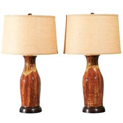 Pair of Charlie West Lamps