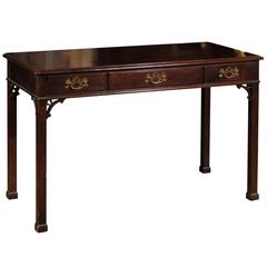 Vintage Mahogany Chippendale Writing Desk