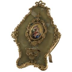19th Century Madonna and Child Holy Water Font or Stoup