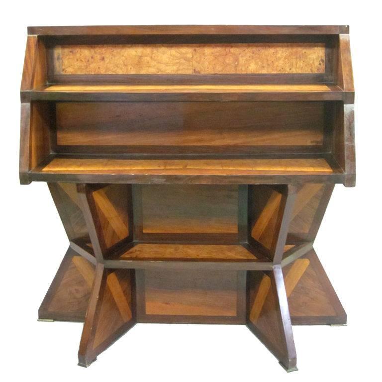 Important Italian Futurist Secretary / Desk / Etagere Attr. to Giacomo Balla
