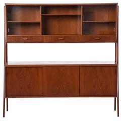 Danish Modern Bi-Level Sideboard