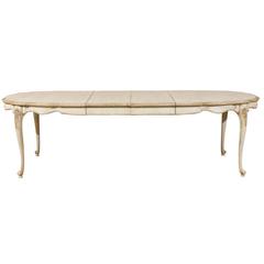 American Louis XV Style Oval Dining Table