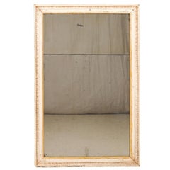 French Rectangular Early 19th Century Painted Wood Mirror