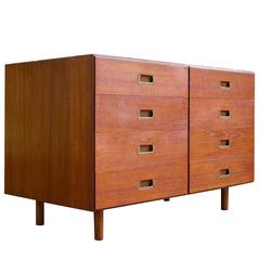 Rare Borge Mogensen Teak & Brass Campaign Dresser 4