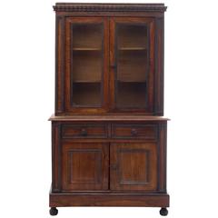 Charming Diminutive 19th Century English Rosewood Step-Back Cupboard 2