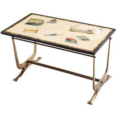 Mid-Century Scagliola Coffee Table 5