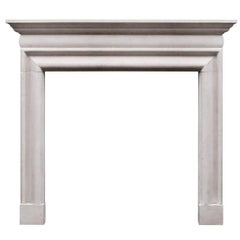 Early Georgian Style Portland Stone Fireplace