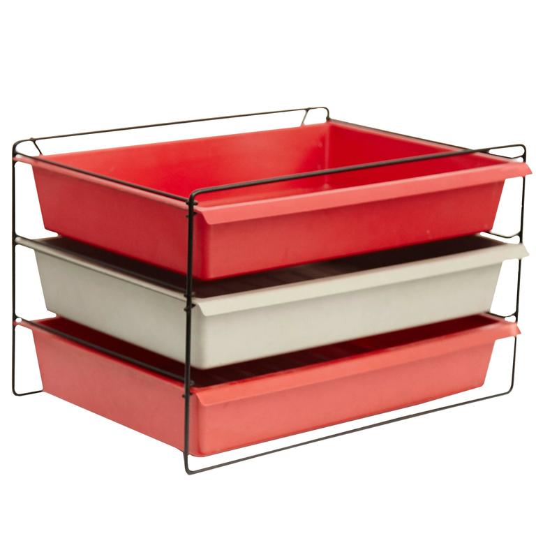 Charlotte Rack Charlotte Perriand File Rack, circa 1955 at 1stDibs