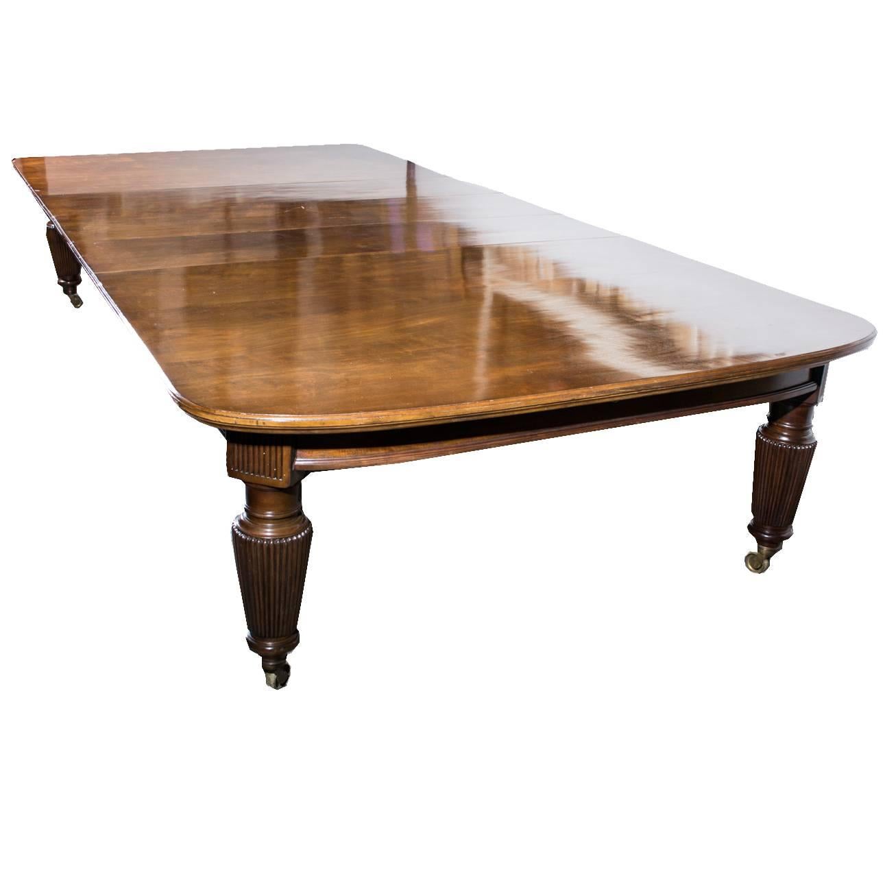 Antique Victorian Extending Dining Table, circa 1880