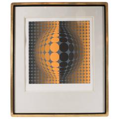 Optical Art Serigraph Signed by Victor Vasarely
