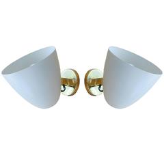 Pair of Gino Sarfatti Arredoluce Pivot Sconces 1